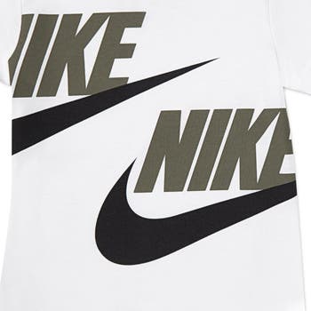 Logo Tee & Cargo Shorts 2-Piece Set
