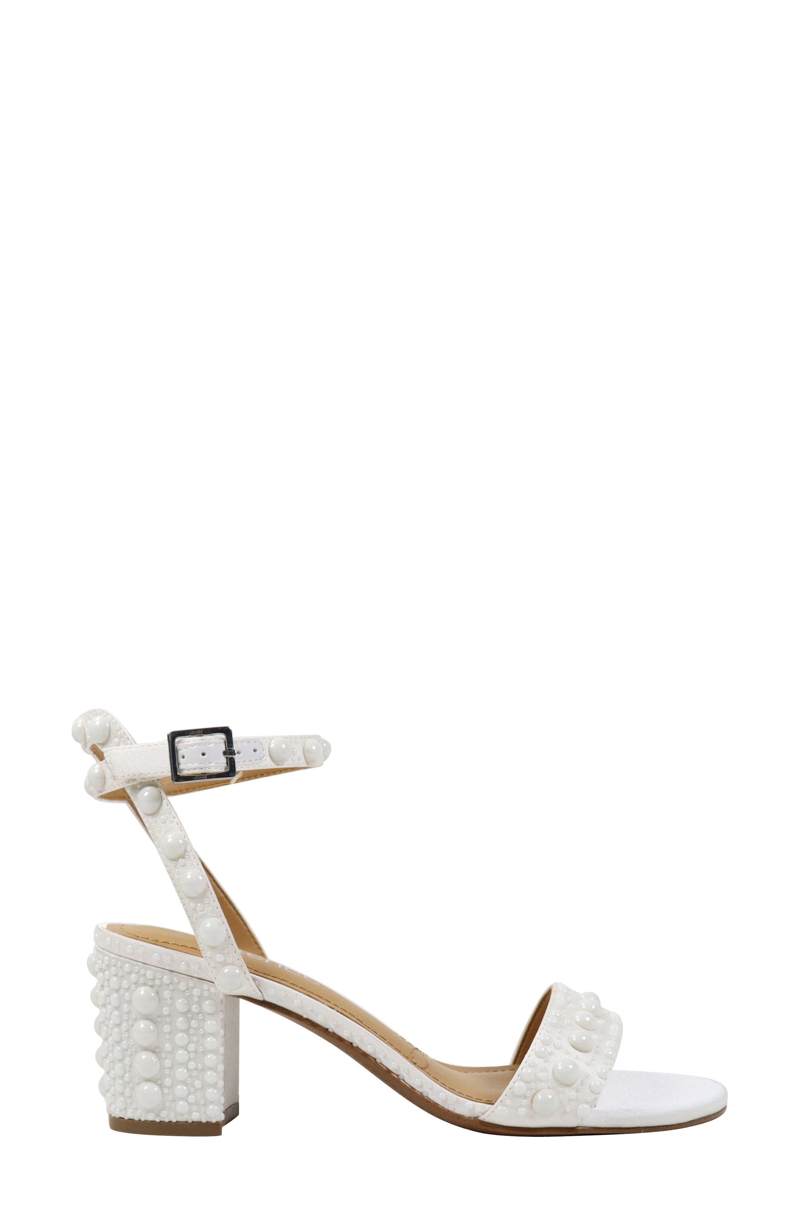 J. Reneé Rulata Ankle Strap Sandal, Alternate, color, White