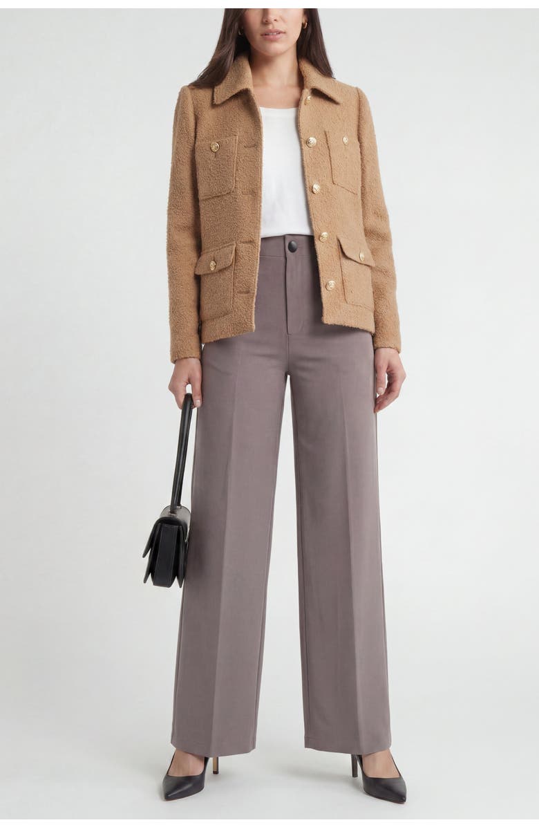 Solomon & Sage Classic Organic Wide Leg Pants, Alternate, color, Rose-Gray