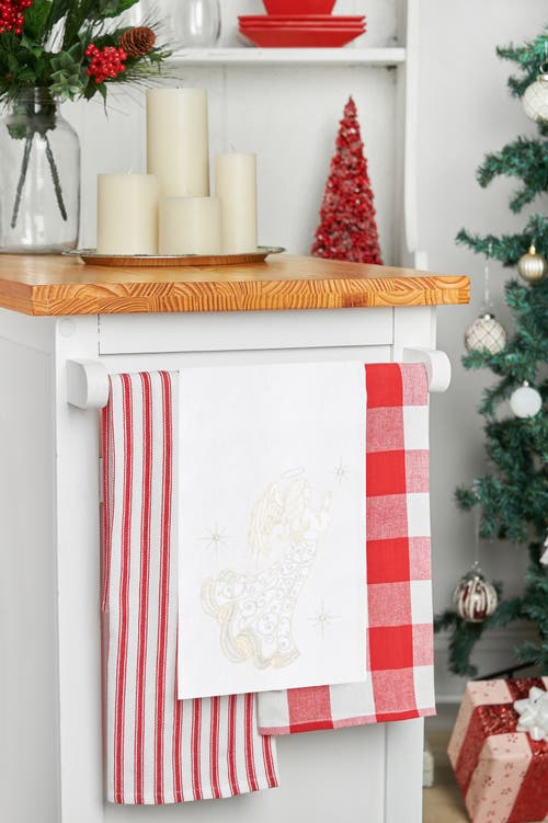 C & F Home C&f Home Champagne Praying Angel Towel In White