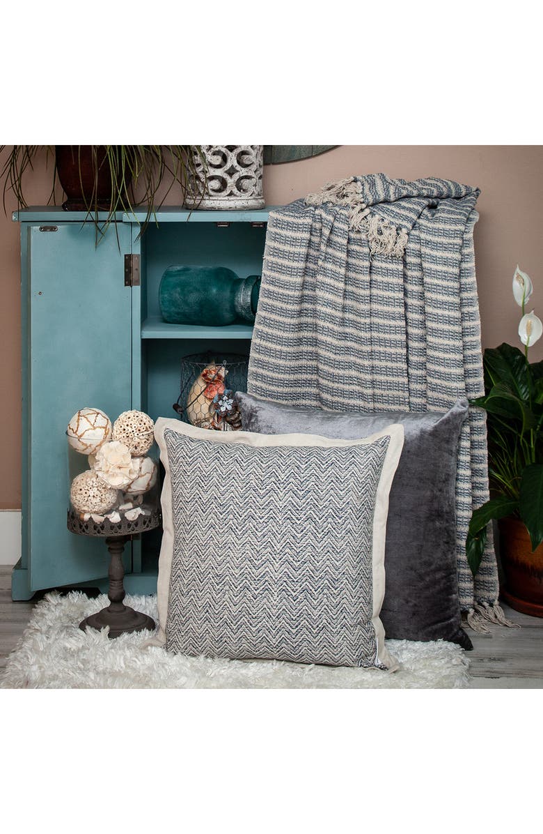 PARKLAND COLLECTION Simone Striped Throw Blanket, Alternate, color,