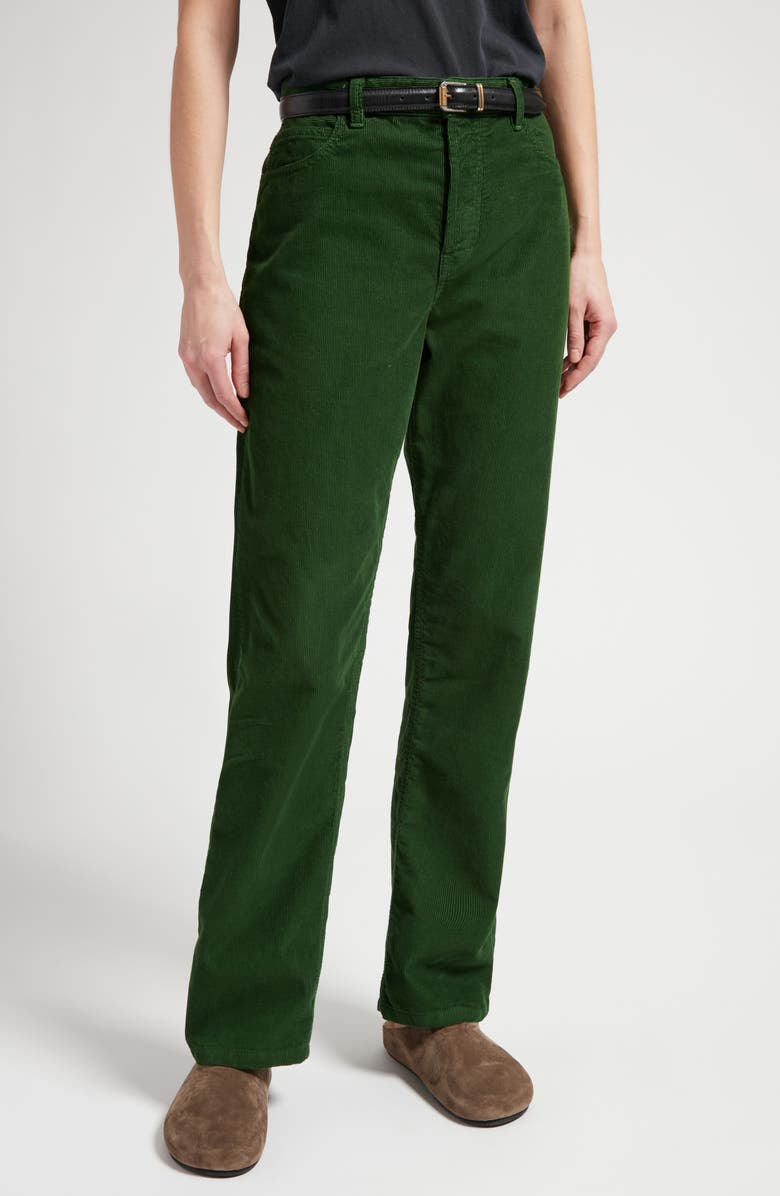 The Row Dan Cotton Corduroy Flare Pants, Main, color,