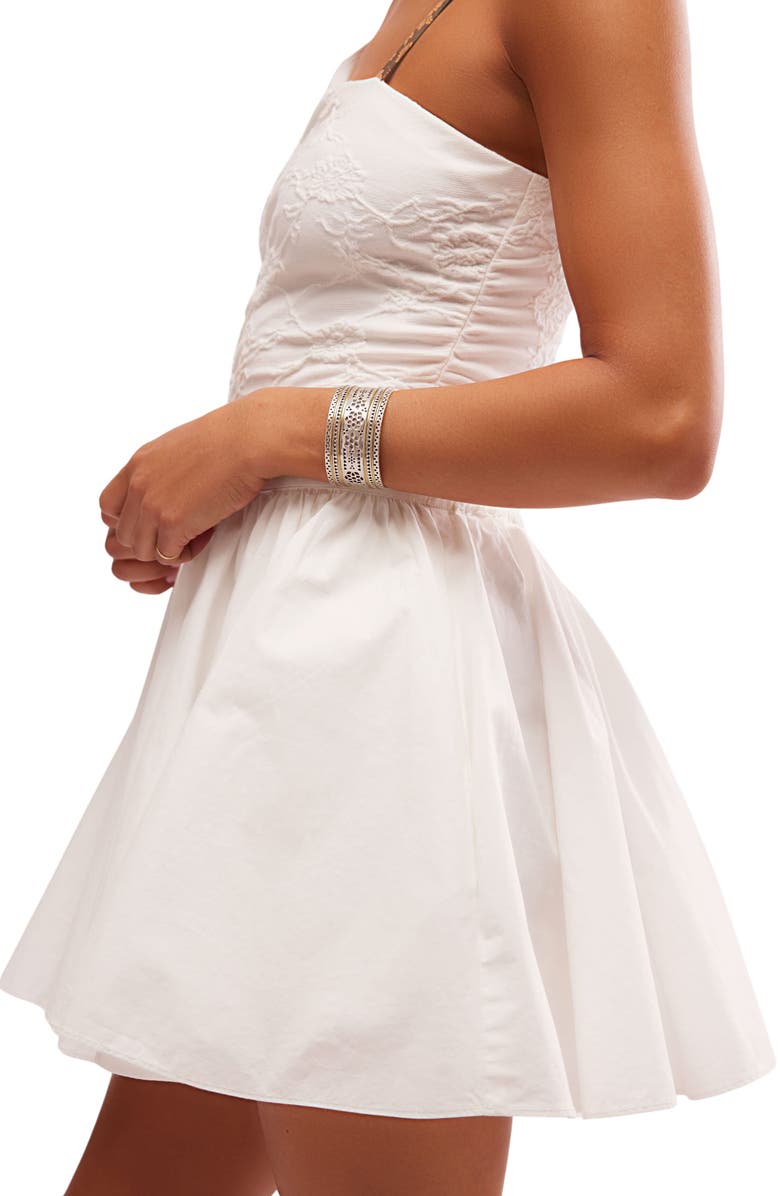 Free People Gaia Cotton Poplin Miniskirt, Alternate, color, 