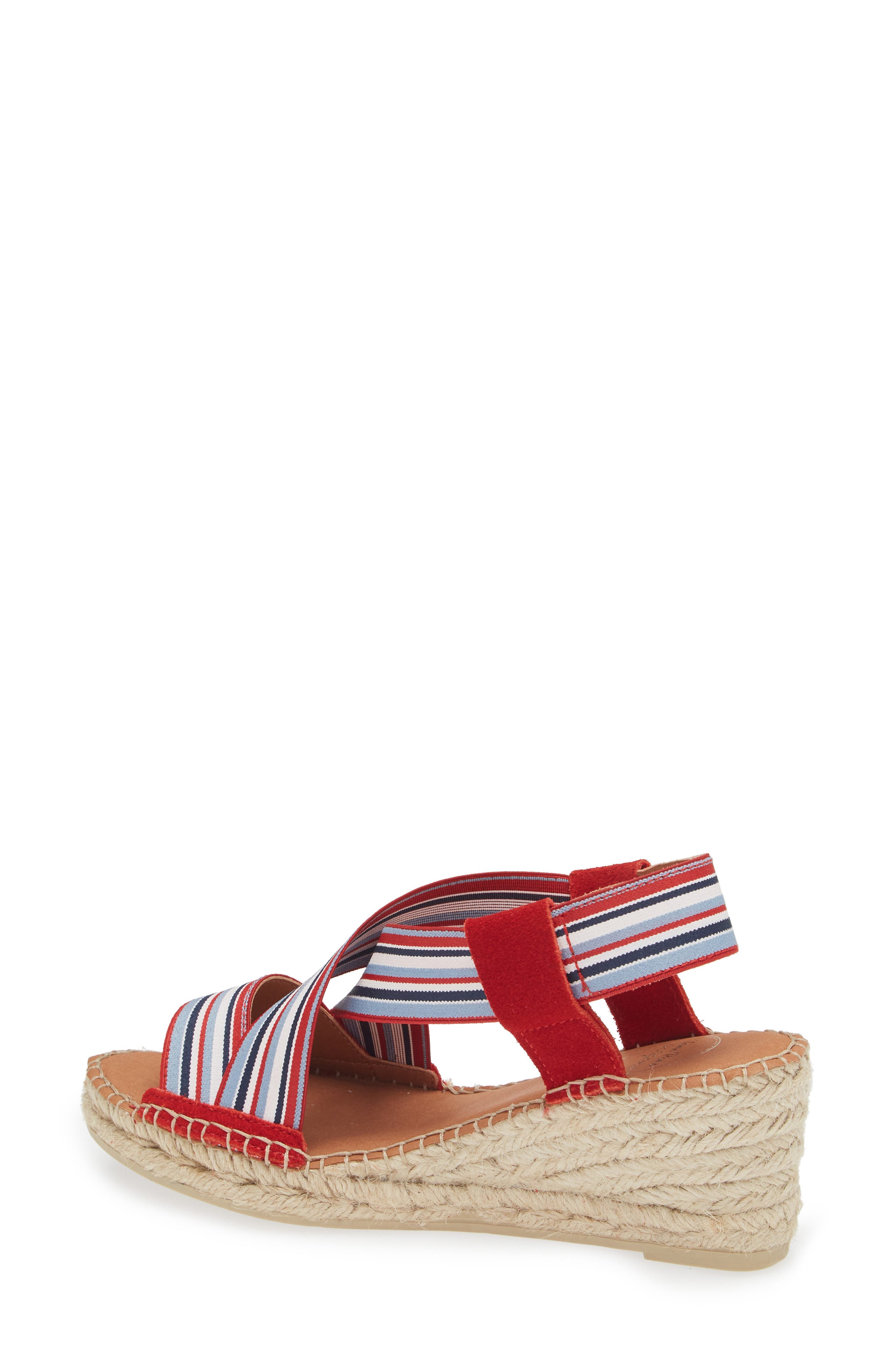 Tina Espadrille Wedge Sandal, Alternate, color, MARINER