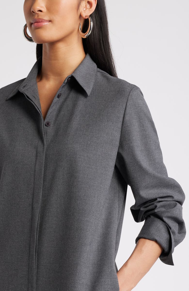 Nordstrom Long Sleeve Shirtdress, Alternate, color, 