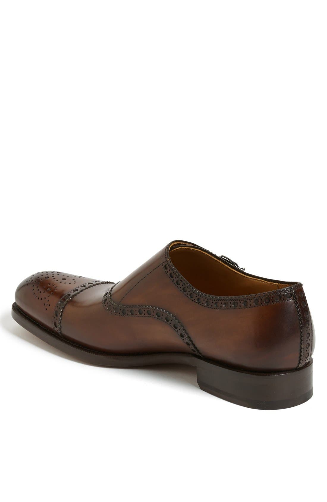 'Loja' Monkstrap Slip-On, Alternate, color, TABACCO