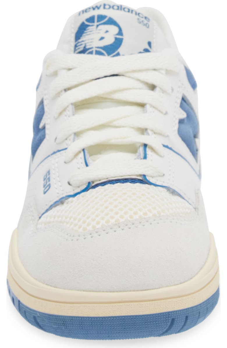 New Balance 550 Basketball Sneaker, Alternate, color, Heron Blue/ Sea Salt