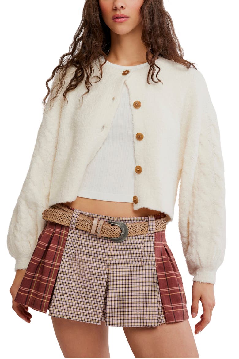 Sherry Pleated Miniskirt, Alternate, color, ROSE COMBO