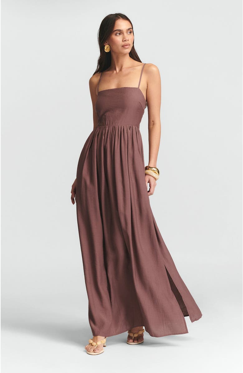 ST MRLO Lanah Maxi Dress, Main, color, Aubergine