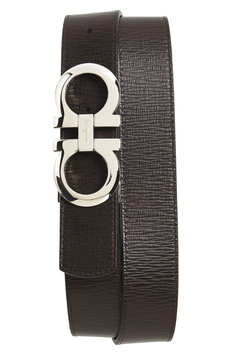 FERRAGAMO Salvatore Ferragamo Revival Reversible Leather Belt, Alternate, color,
