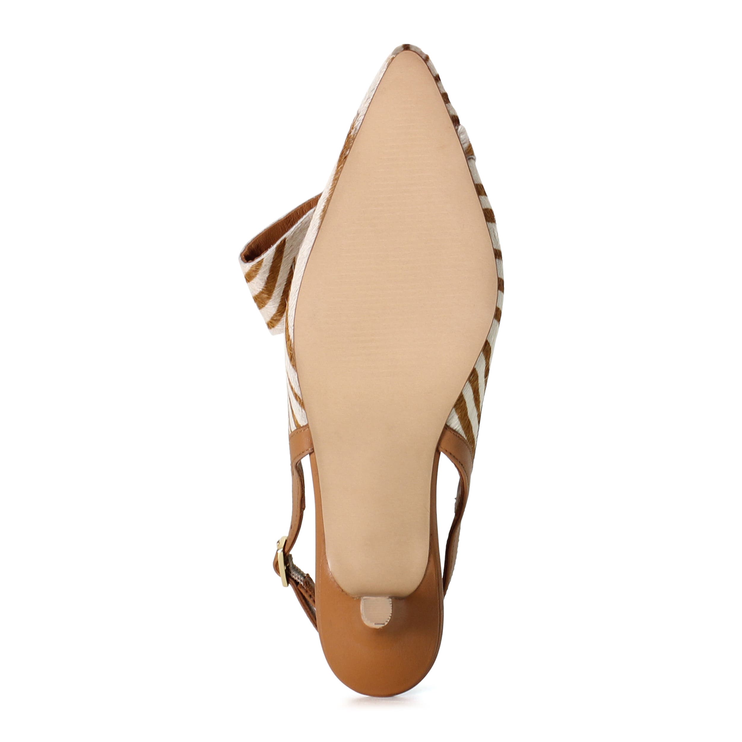 DibaTrue SETTLE DOWN Slingback Pump, Alternate, color, White/Tan