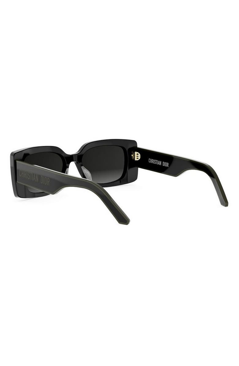 DIOR
DiorPacific S1U 53mm Rectangular Sunglasses, Alternate, color, Black/ Other / Gradient Smoke