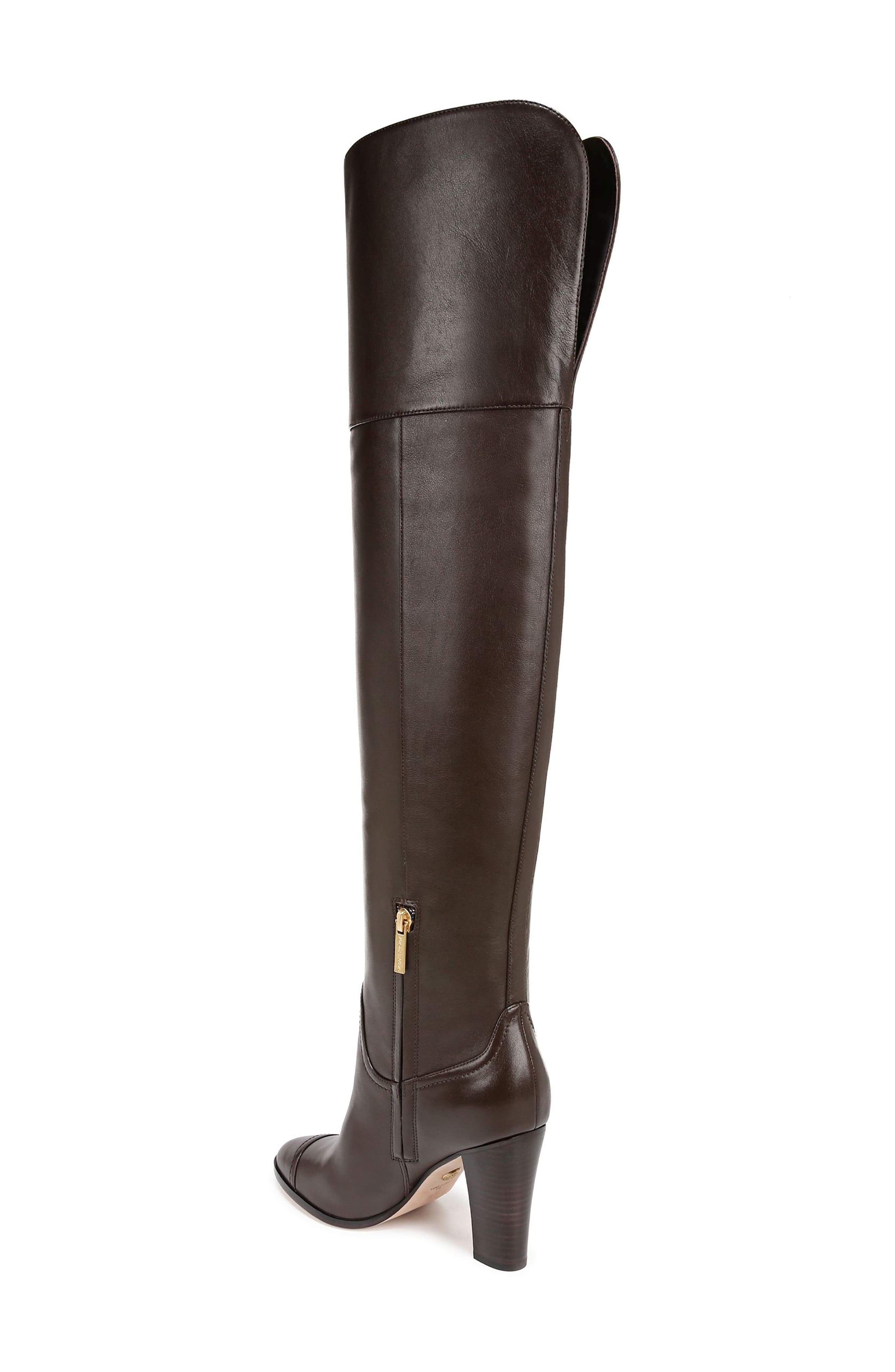 Veronica Beard Conrad Over the Knee Boot, Alternate, color, Espresso
