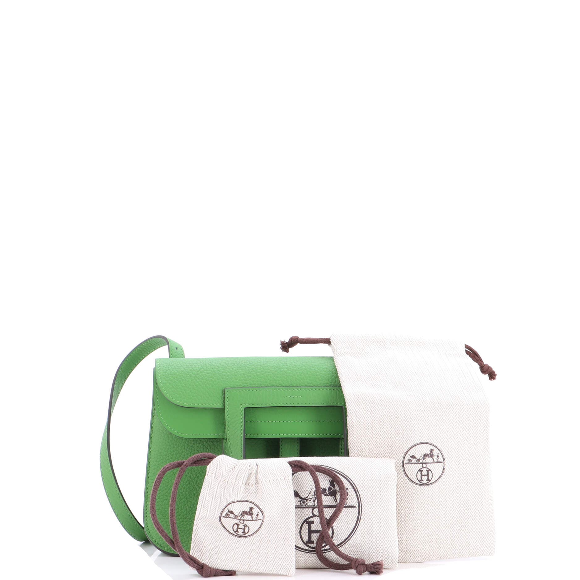 Pre-Owned Hermes Halzan Bag Clemence 25, Alternate, color, 