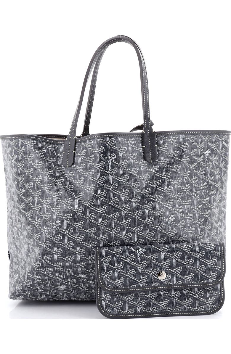 Pre-Owned Goyard Saint Louis Tote Coated Canvas PM, Alternate, color, Gray