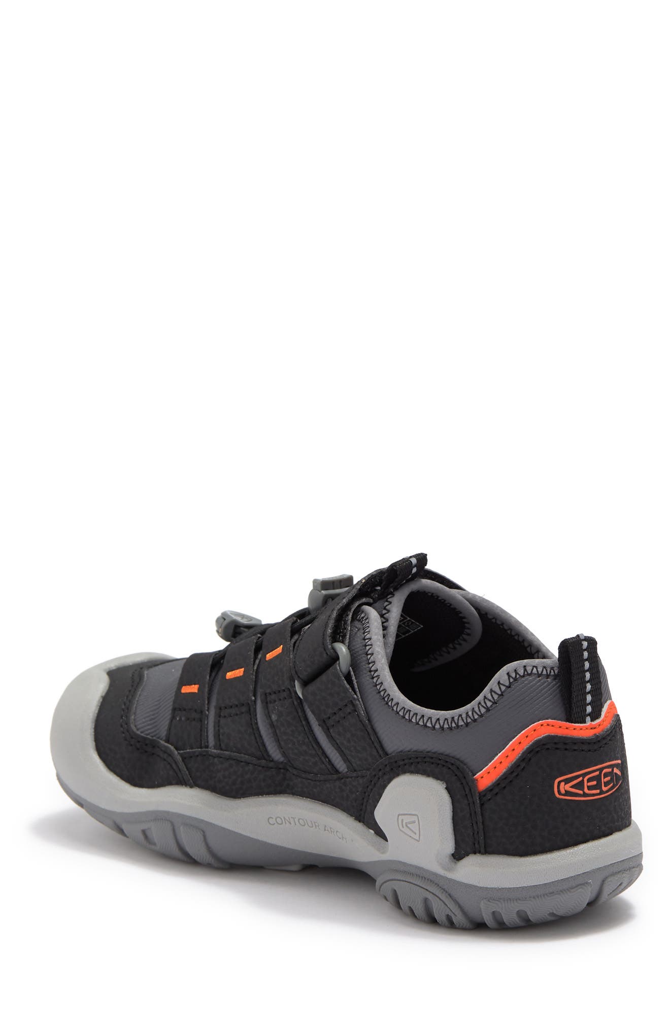 Knotch Hollow Sneaker, Alternate, color, STEEL GREY/ SAFETY ORANGE