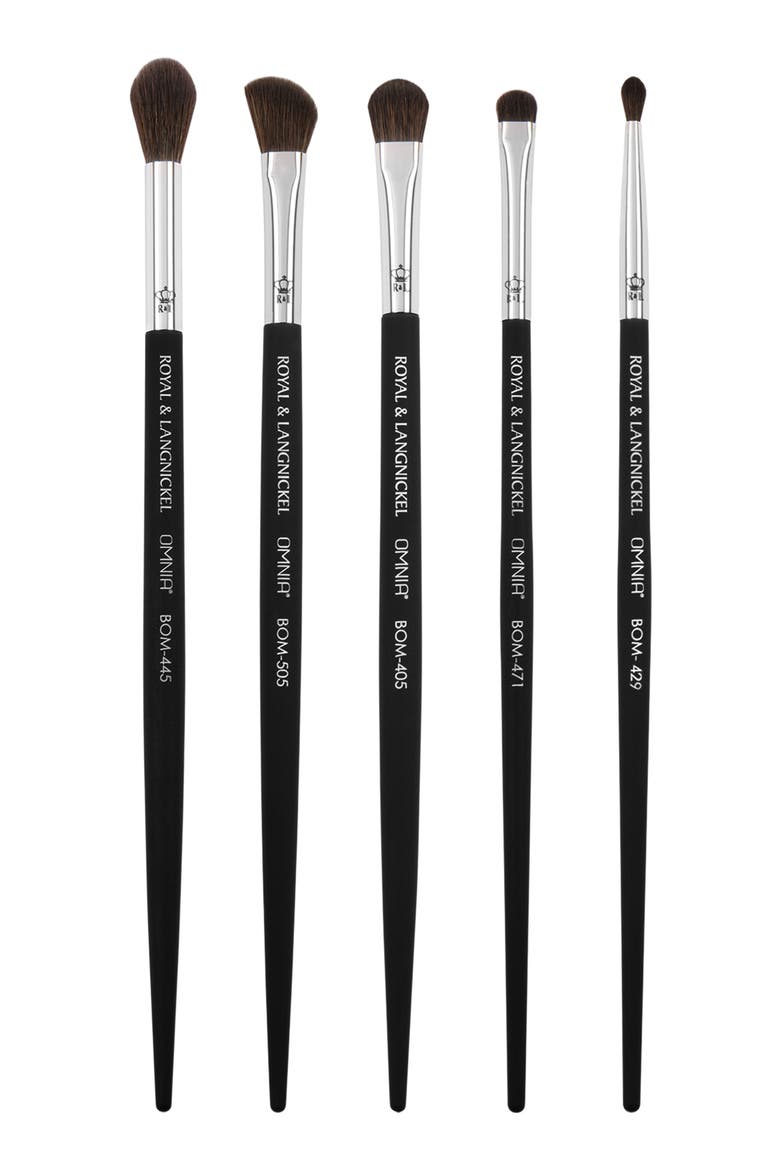 Pro Blending 5pc Makeup Brush Set, Main, color, Black