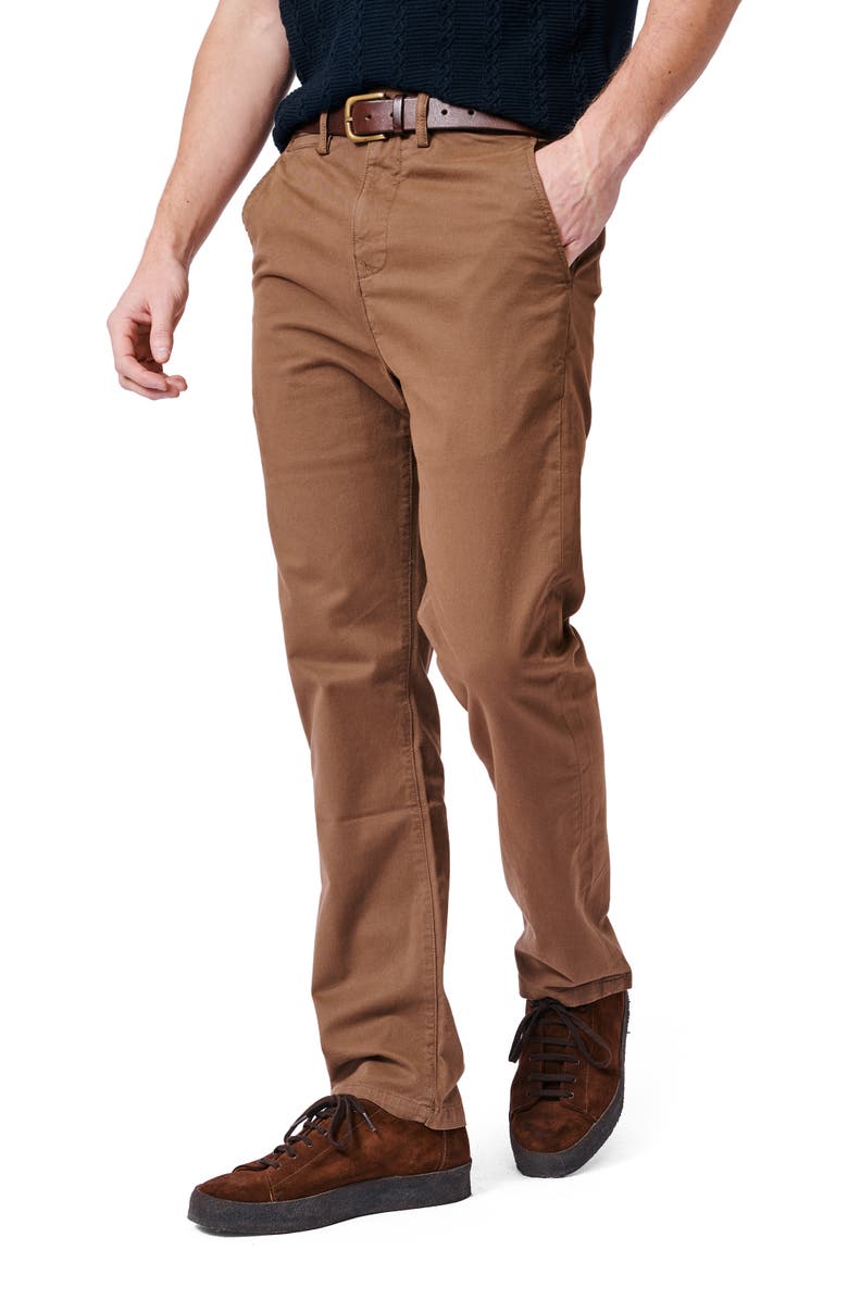 Aubin Witham Straight Leg Stretch Chino Pants, Alternate, color, Toffee