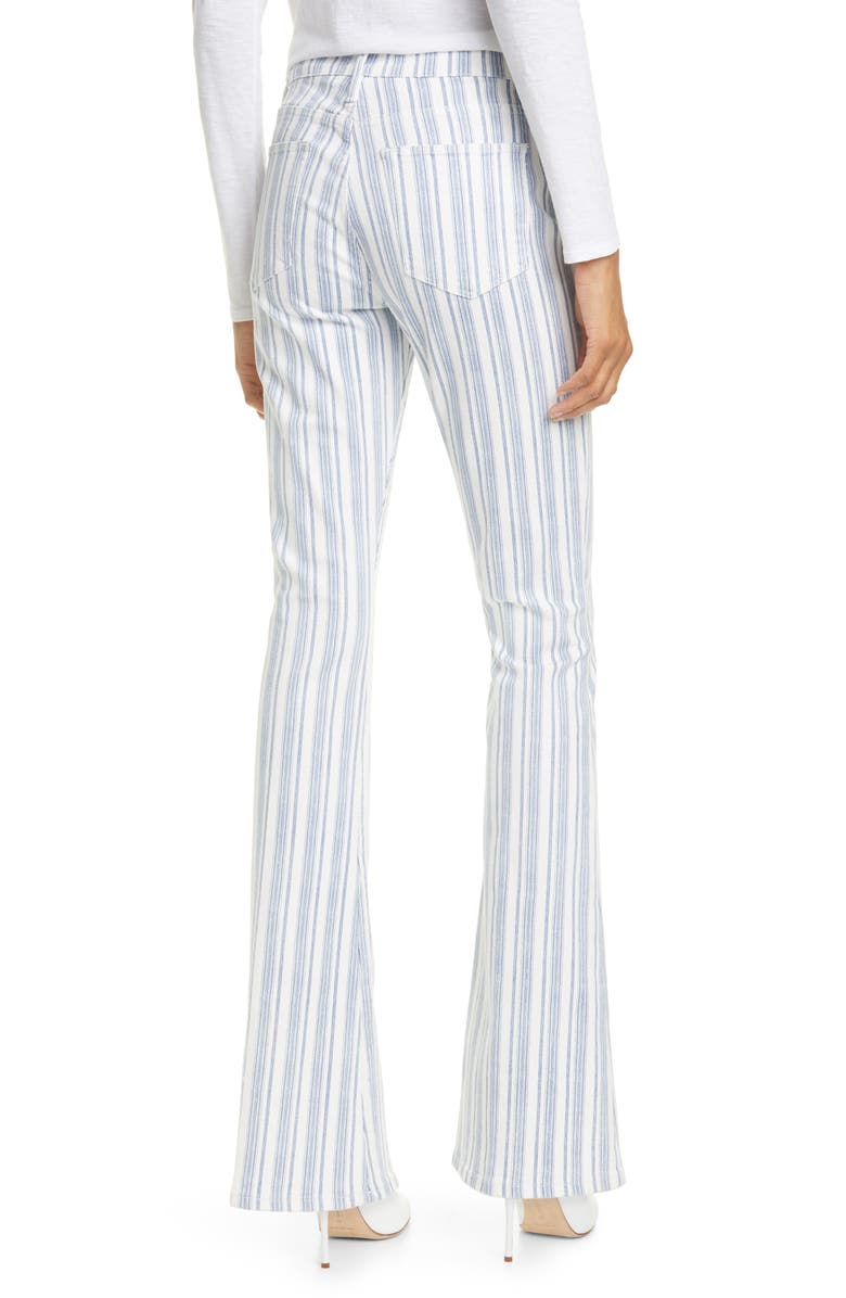 FRAME Le High Flare Surfer Stripe High Waist Jeans, Alternate, color, 