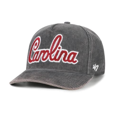 Men's '47  Gray South Carolina Gamecocks Reclaim Snow Wash Corduroy Hitch Adjustable Hat