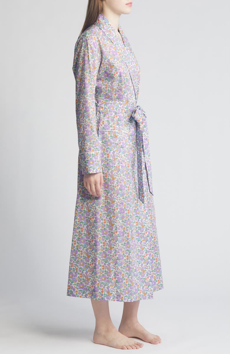 Liberty London Classic Tana Floral Cotton Robe, Alternate, color, 