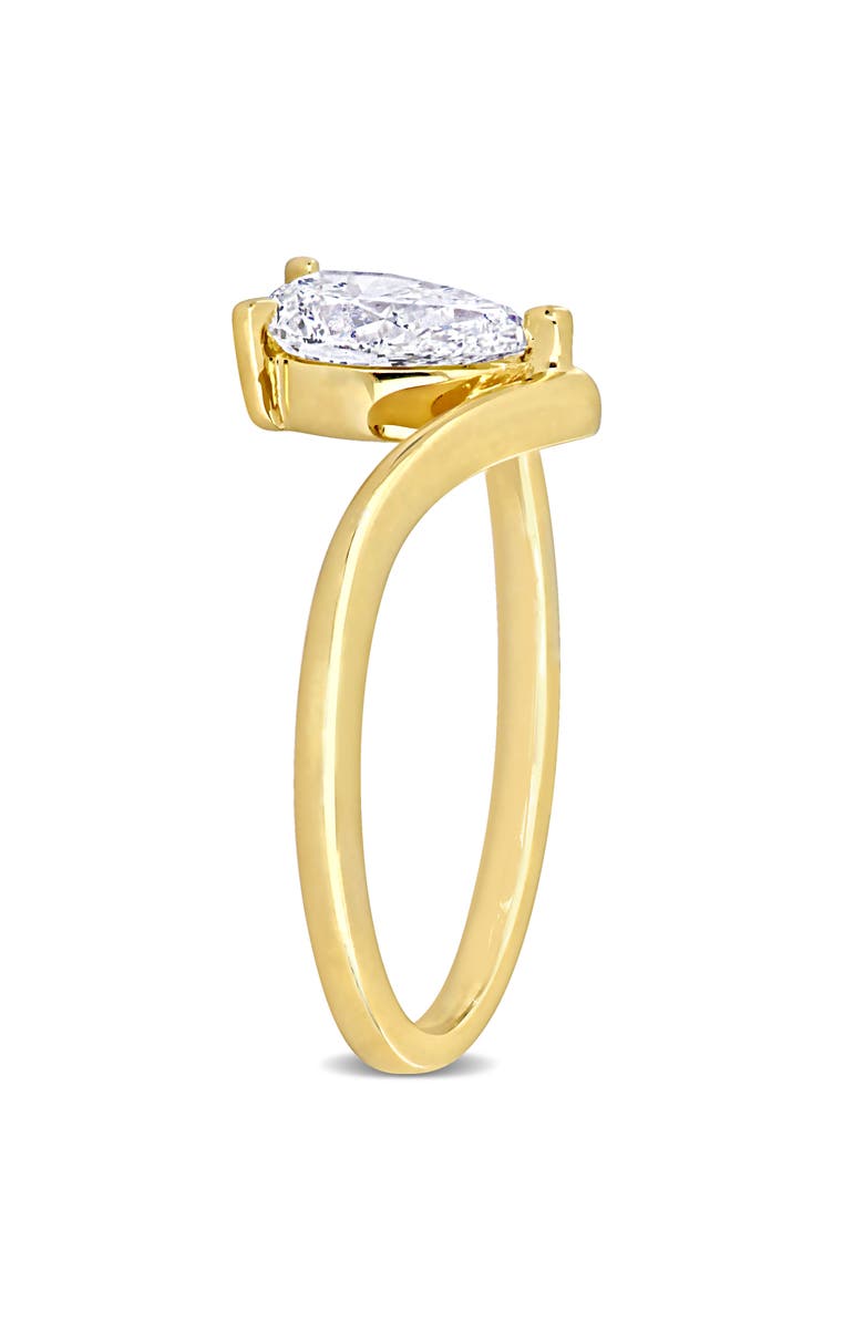 Julianna B. Diamond Pear-cut Solitaire Ring 14k, Alternate, color, 14K Yellow Gold