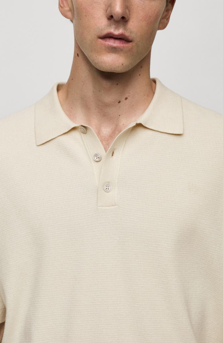 MANGO Structured Polo Shirt, Alternate, color,