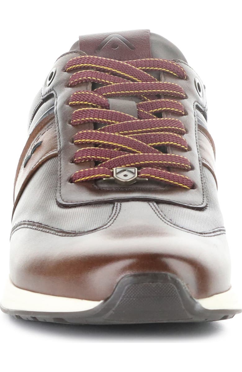 Ambitious Leather Lace-Up Sneaker, Alternate, color, Brown Leather