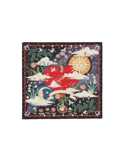 Freya's Heart Story Square Scarf