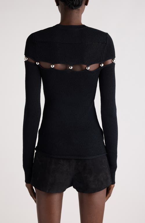 Isabel Marant Black Viscose Blend Elisie Sweater In Black