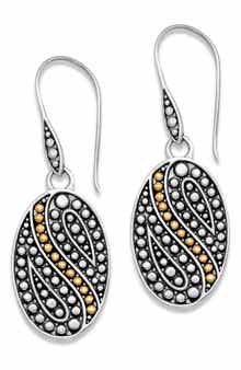 SAMUEL B. Oval Dot Drop Earrings