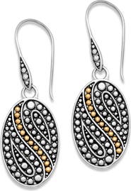 SAMUEL B. Oval Dot Drop Earrings