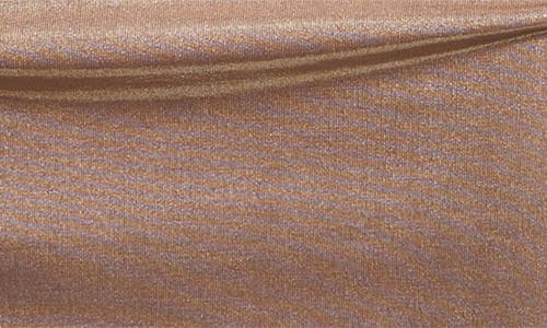 Hugo Boss Boss Orange Crystal Ruched Lamé Minidress In Brown