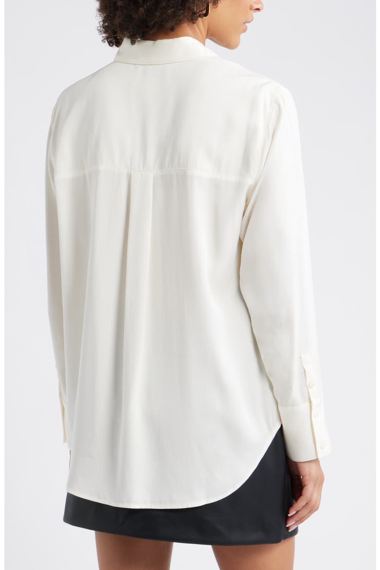 Relaxed Fit Long Sleeve Button-Up Shirt, Alternate, color, WHITE WHISPER