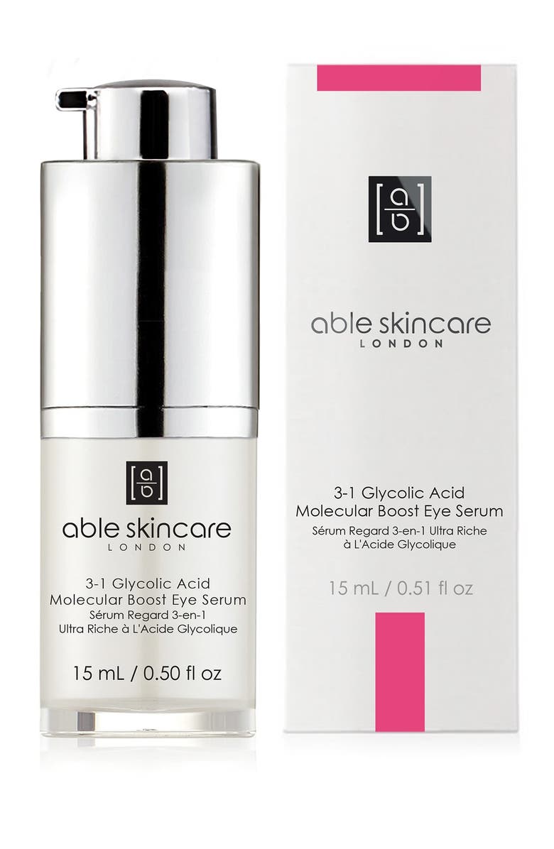 ABLE SKINCARE 3-1 Glycolic Acid Molecular Boost Eye Serum, Main, color,