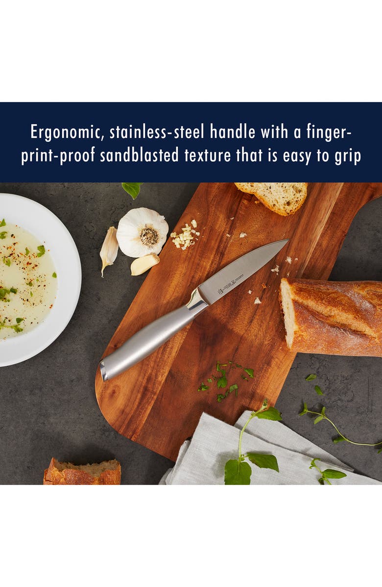 HENCKELS CUTLERY Modernist 13-Piece Knife Block Set, Alternate, color, Silver