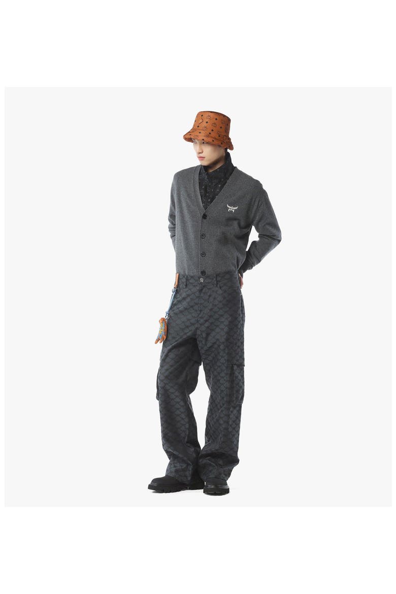 Pants in Lauretos Jacquard, Alternate, color, Dark-Grey