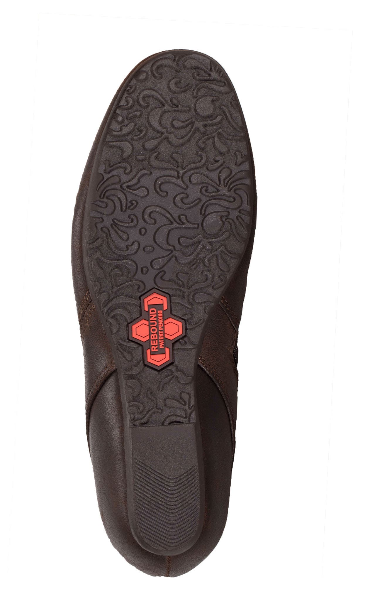 Peanut Wedge Ankle Bootie, Alternate, color, DARK BROWN