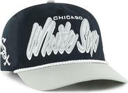 '47 Men's '47 Black Chicago White Sox Dropshadow Rope Hitch Adjustable Hat