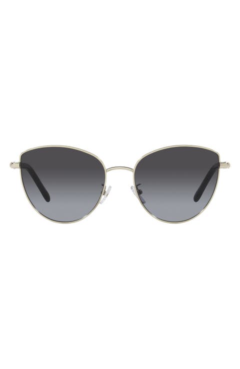 56mm Gradient Cat Eye Sunglasses