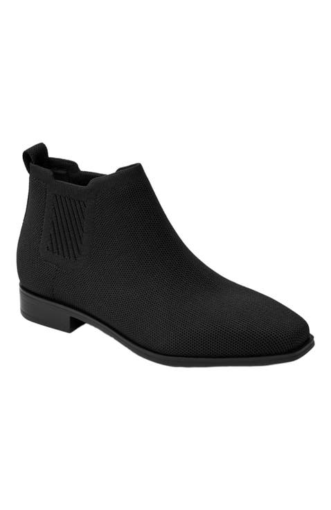 Square-Toe Water-Repellent Ankle Boots (Ryan Pro)