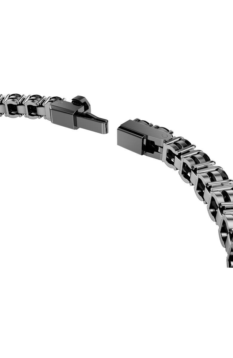Swarovski Matrix Tennis Bracelet, Alternate, color, Black