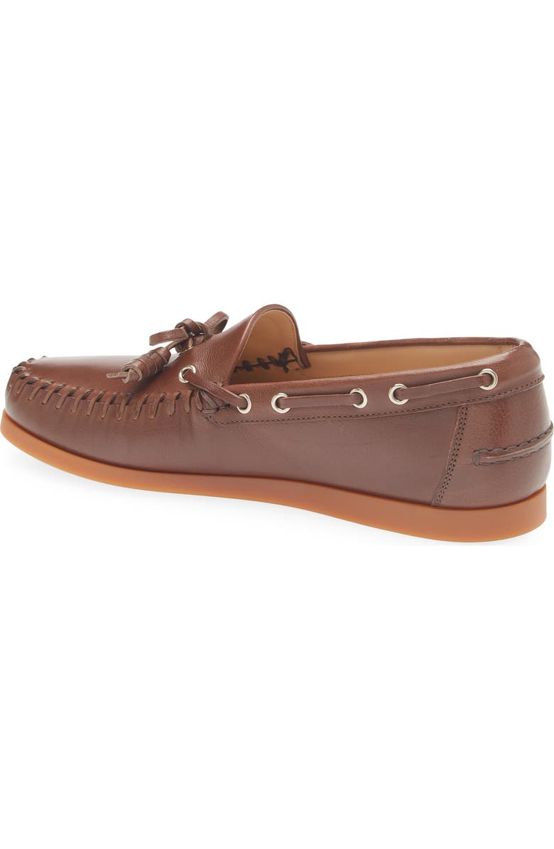Valentino Garavani Boat Shoe, Alternate, color, Brown
