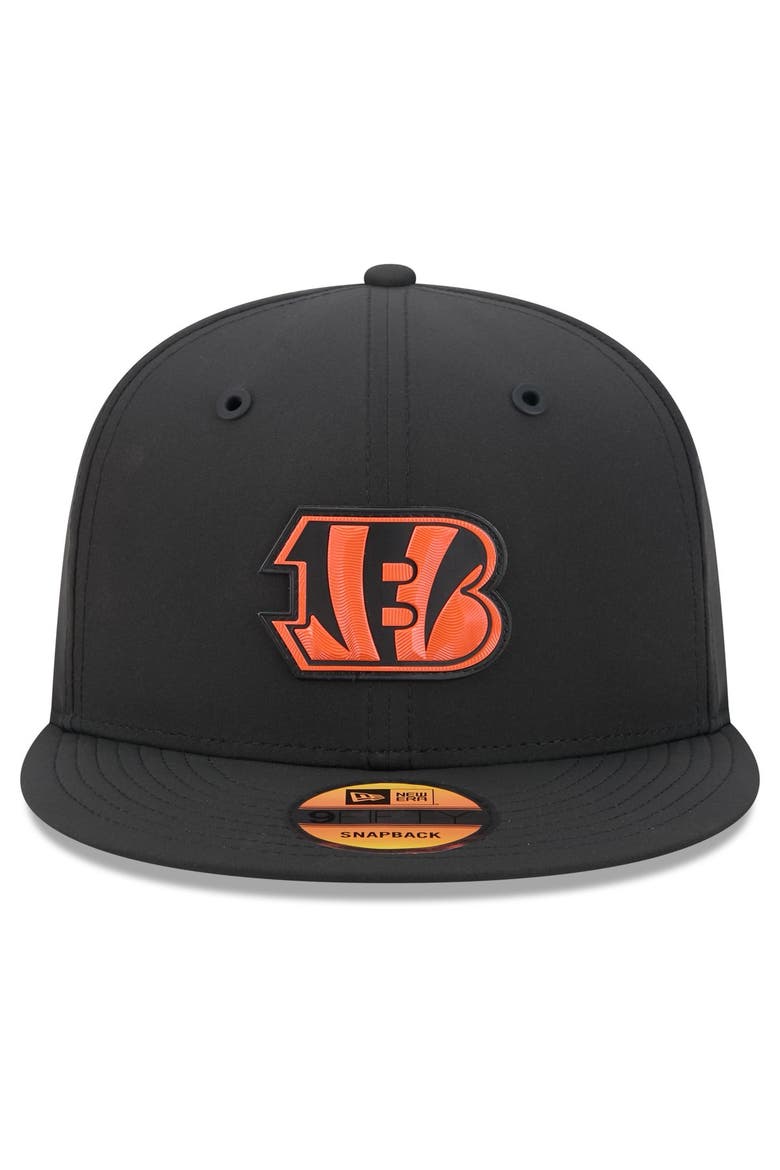Men's New Era Black Cincinnati Bengals 2026 Sideline 9FIFTY Snapback Hat, Alternate, color, Black