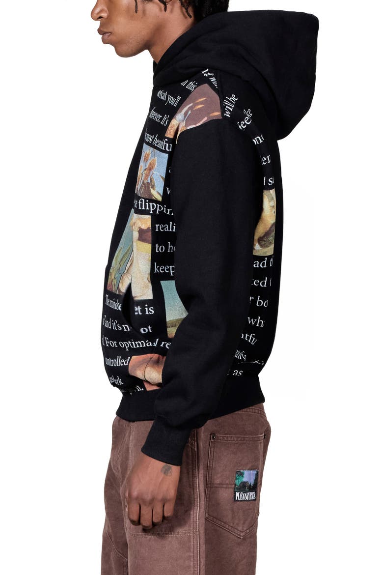 Connection Graphic Hoodie, Alternate, color, BLACK