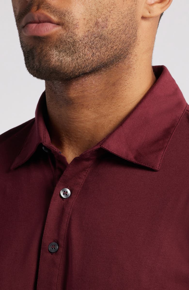 Scott Barber Long Sleeve Pima Cotton Jersey Polo, Alternate, color,