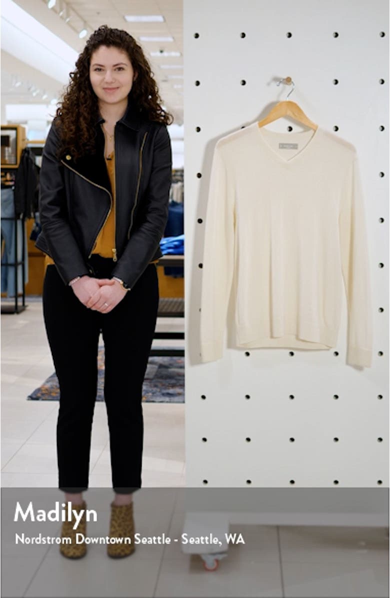 V-Neck Cashmere Sweater, sales video thumbnail