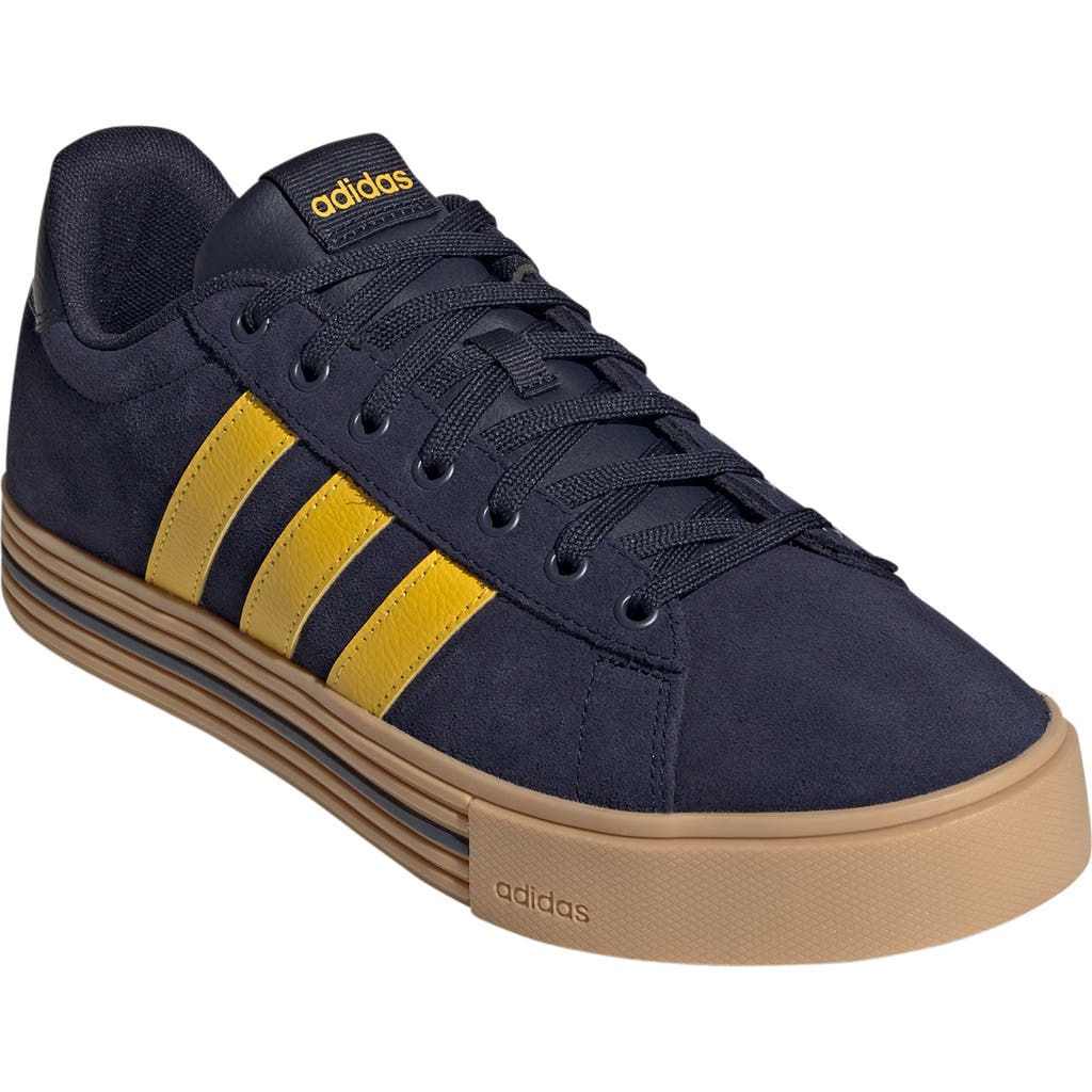 Adidas Originals Adidas Daily 4.0 Sneaker In Ink/utility Yellow/gum