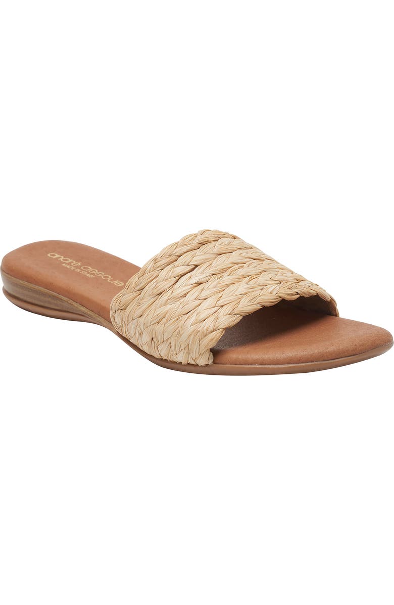 André Assous Nahala Slide Sandal, Main, color, Beige