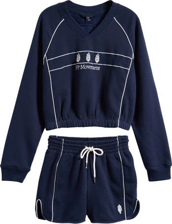 Seeing Double Sweatshirt & Shorts Set